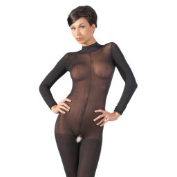 Mandy Mystery Catsuit cu Maneci Lungi - Small-Medium