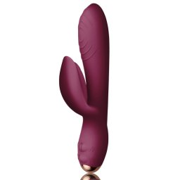 Rocks Off Fiecare Fata Vibrator Iepuras cu 10 Functii si Textura Catifelata Visiniu