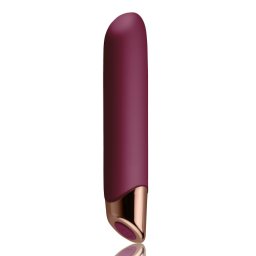 Rocks Off Chaiamo Vibrator Classic pentru Incepatoare cu 10 Functii si Reincarcabil Visiniu