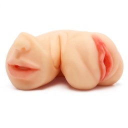 Bangers Gaura Dubla Stramta Vagin si Gura Masturabator de Mana Mai Bun ca Cea Reala