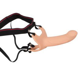 Strap-on cu Dildo Realist Scobit din Silicon Prelungeste Penisul cu 6 cm