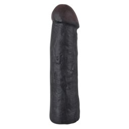 Manson Mare si Moale pentru Penis cu Gland si Vene Negru Fii Mai Lung si Mai Gros