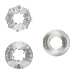 JoyRings Imbunatatirea Erectiei Set de Inele de Penis pentru (3 bucati) Poarta-le Impreuna sau Individual