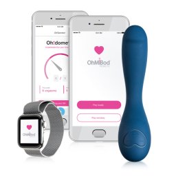 OhMiBod BlueMotion NEX 2 (Versiunea 2 imbunatatita) Vibrator pentru Punctul G cu Control de pe Telefon sau Smartwatch