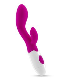 Crushious Cherie Iepuras Vibrator cu 30 de Vibratii si Lubrifiant Gratuit Linii si Curburi Fine Pentru Placerea Ta