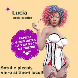 Crushious Lucia Sotia Casnica Papusa Gonflabila