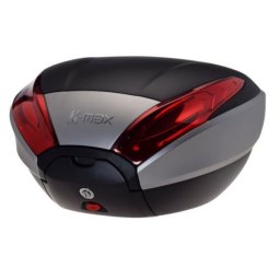 Cutie portbagaj K-Max cu placa de montare Silver 40L