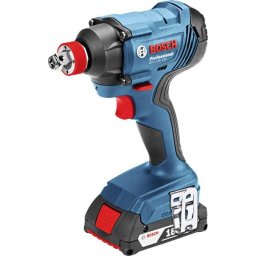 Masina de insurubat cu impact Bosch GDX 18V-180 compatibila cu acumulator 18V, cuplu maxim 180 Nm, suport scule hexagonal interior de 1/4 și patrat exterior de 1/2, fara acumulator si incarcator