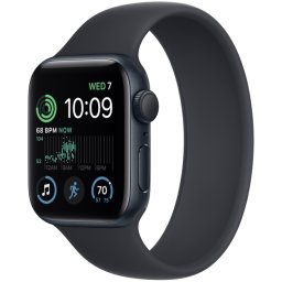 Ceas Smartwatch Apple Watch SE 2 (2022), GPS + Cellular, 40mm Midnight Aluminum Case, Midnight Solo Loop