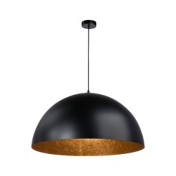 Lustră pe cablu SFERA 1xE27/60W/230V d. 35 cm negru/cupru