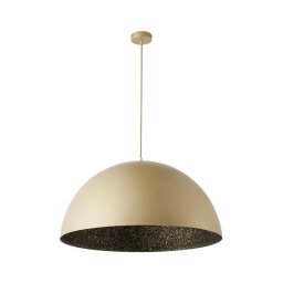 Lustră pe cablu SFERA 1xE27/60W/230V d. 50 cm auriu/negru