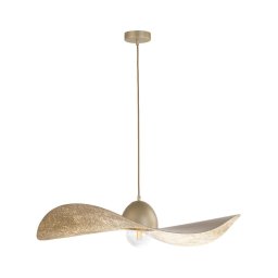Lustră pe cablu KAPELLO 1xE27/60W/230V d. 76 cm aurie
