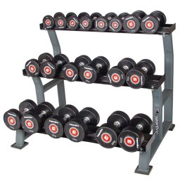 Set gantere cu suport inSPORTline Profi 2 x 2-20 Kg