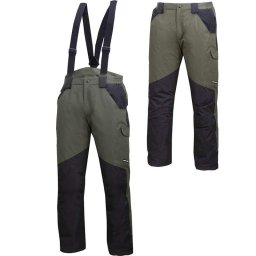 Pantalon multifunctional cu bretele / kaki - xl
