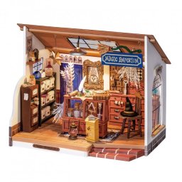 Puzzle 3D Minicasuta de papusi Pravalia magica a lui Kiki, Rolife, 148 piese