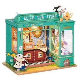 Puzzle 3D Minicasuta DIY Alice's Tea Store, Rolife, 136 piese
