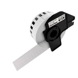 Etichete continue inguste compatibile Brother DK-22214, 12 mm 30,48 m, pentru cabluri, active si echipamente