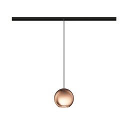Pendul BORA 48V, 8.5W, Lumina Calda 3000K, 36º, Pentru Sina Magnetica, Corp Rose