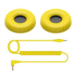 Cablu spiralat si cupe pentru urechi in culori variate, pentru HDJ-CUE1, Pioneer DJ HC-CP08