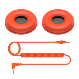 Cablu spiralat si cupe pentru urechi in culori variate, pentru HDJ-CUE1, Pioneer DJ HC-CP08