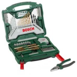Set Bosch X-Line Titanium 70 + 3 scule de mana
