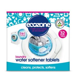 Tablete anticalcar 3 in 1, pentru masina de spalat rufe, Ecozone, 32 buc