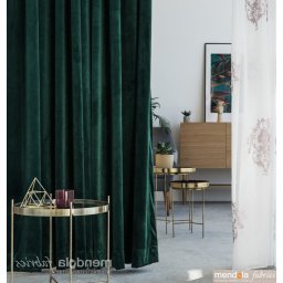 Draperie CU REJANSA CATIFEA MENDOLA CASTELLANO VERDE SMARALD 10