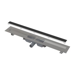 Rigola pentru dus cu capac faiantabil, Alcadrain, APZ115 MARBLE LOW 75 cm