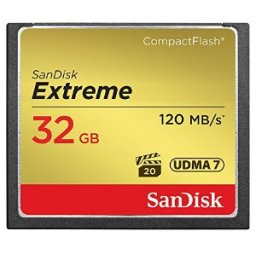Card Compact Flash SanDisk Extreme, 32GB, 120 MB/s
