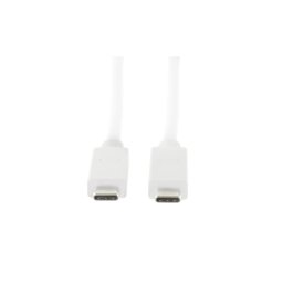 Cablu de date Logilink CU0130, USB-C- USB-C, 0.5m, Alb