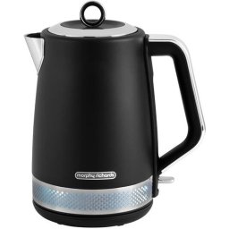 Fierbator Morphy Richards Illumination 108020, 2200W, 1.7 l, Negru-Argintiu