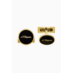 Butoni S.T. Dupont Round Black & Gold