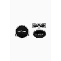 Butoni S.T. Dupont Round Black & Silver