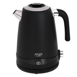 Fierbator Adler AD 1295b Kettle, Electric, Power 2200W, Capacity 1.7 L, Black