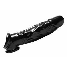 Master Series Fuk Tool Penis Sheath and Ball Stretcher Black