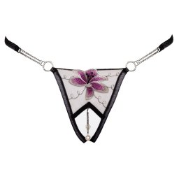 Cottelli Crotchless String with Flower 2322269 M/L