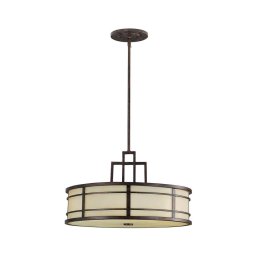 Lustră pe tijă FUSION 3xE27/60W/230V Feiss FE-FUSION-P-L