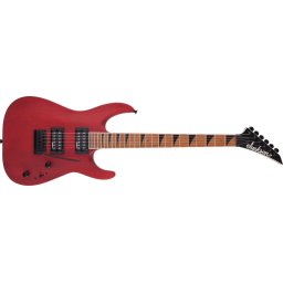 Jackson Dinky Arch Top JS24 DKAM Caramelized MN Red Satin