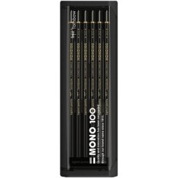 Creioane grafit, 9H, MONO 100, 12 buc/set Tombow