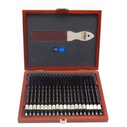 Set creioane Toison D or 2 mm, cutie lemn, 22 piese Koh-I-Noor