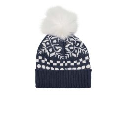 VERO MODA Fes Vmsnowflake Pattern Beanie Xmas 10272235 19-3923 TCX Navy Blazer