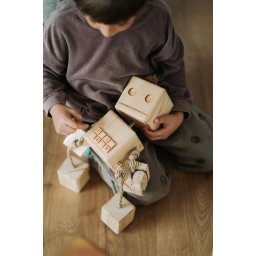 Jucarie Robot din Lemn