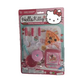 Jucarie, hello kitty, ustensile gatit, pizza
