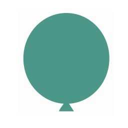 Set 2 baloane latex jumbo verde macaron 45 cm