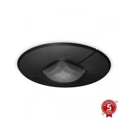 Detector de prezență Steinel 068639 IR Quattro MICRO 6m COM1 IP65 negru