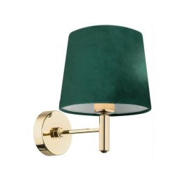 Lampă de perete PONTE 1xE27/15W/230V verde/alamă Argon 8105