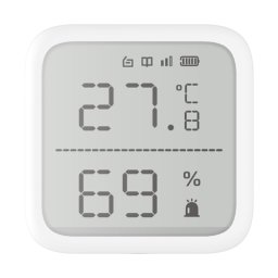 Detector de temperatura si umiditate wireless pentru AX Pro, Hikvision DS-PDTPH-E-WE