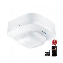 Detector de prezență Steinel 035273 IR QUATTRO HD 24M DALI PLUS alb