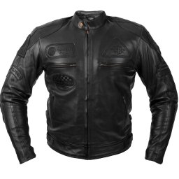 Geaca moto piele barbati W-Tec Urban Noir