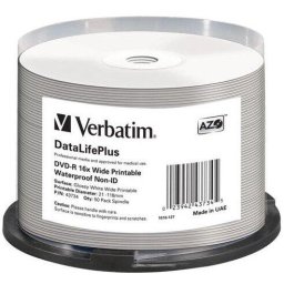 DVD-R printabil Verbatim 50 bucati, 16x, 4.7GB